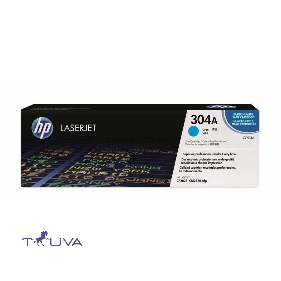 HP 304A CC531A Mavi Orijinal Toner