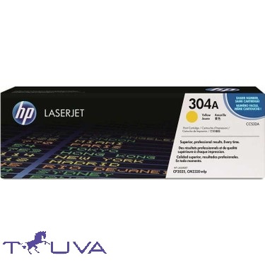 HP 304A CC532A Sarı Orijinal Toner