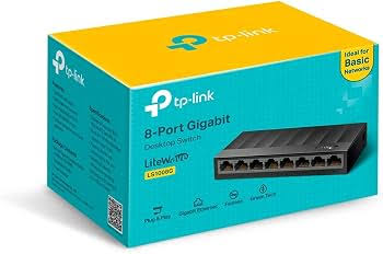 TP-LINK LS1008G 8 PORT 10/100/1000 GIGABIT PLASTİK KASA SWITCH - ürün görseli 3