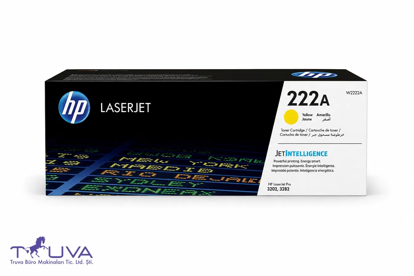 HP 222A W2222A Sarı Orijinal Toner - ürün görseli 1