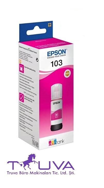 Epson EcoTank 103 C13T00S34A Kırmızı Orijinal Mürekkep