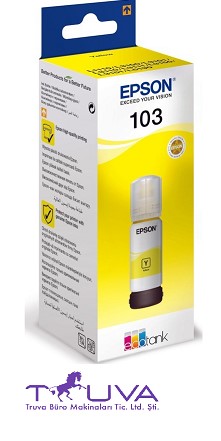 Epson EcoTank 103 C13T00S44A Sarı Orijinal Mürekkep