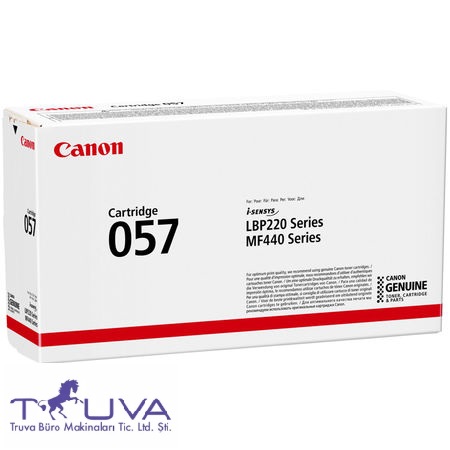 Canon CRG-057 3009C002 Siyah Orijinal Toner