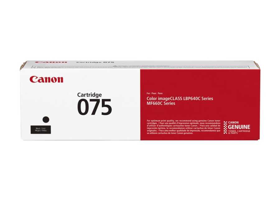 Canon CRG-075 6365C002 Siyah Orjinal Toner