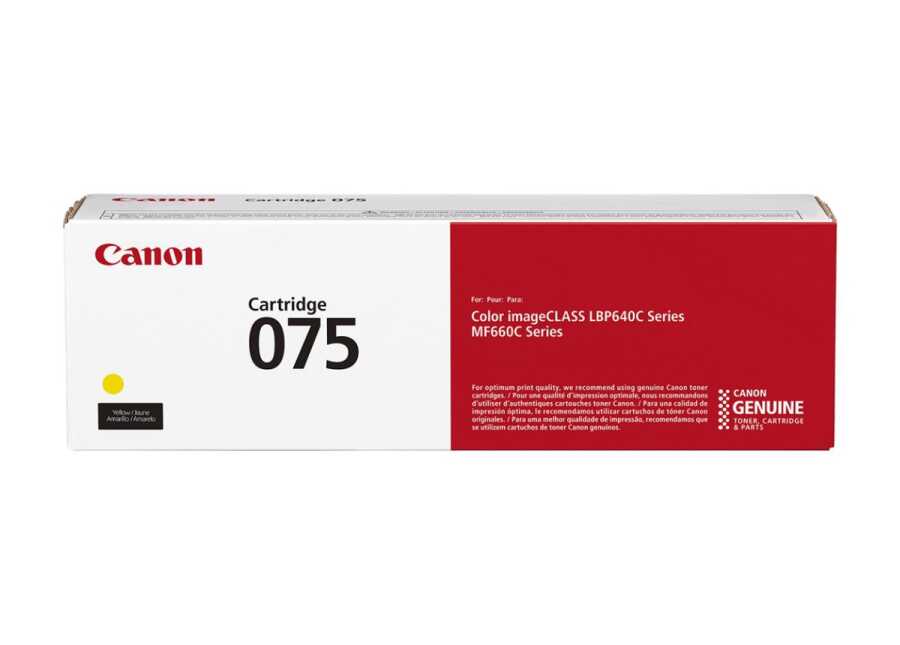 Canon CRG-075 6362C002 Sarı Orijinal Toner - ürün görseli 1